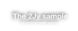 The 2Jy sample 
of southern radio galaxies